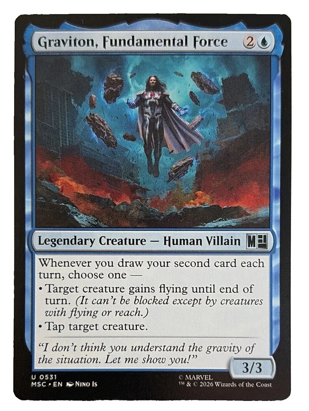 Graviton, Fundamental Force Commander: Marvel Super Heroes Regular